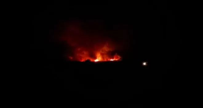 Ankara’da orman yangınına müdahale sürüyor
