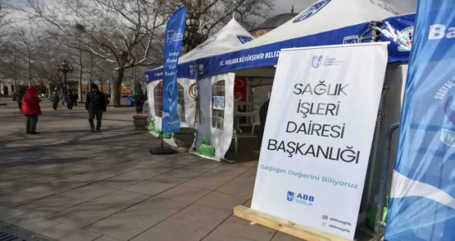 Ankara’da Ramazan’a özel sağlık çadırı