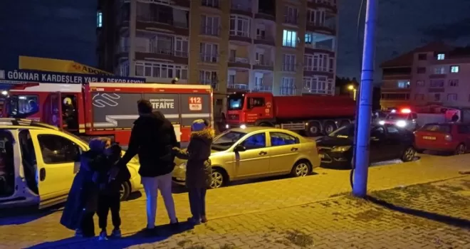 Ankara’da teras katta yangın
