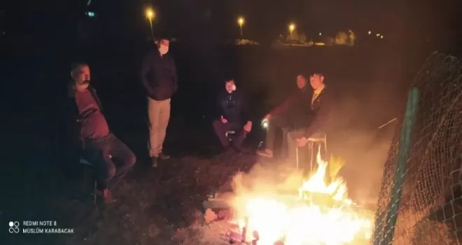 Ankara depreminde bir ev hasar gördü
