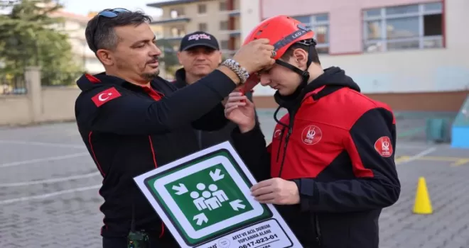 Ankara Keçiören’de afetlere karşı bilinçlilik