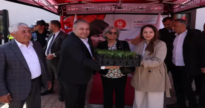 Ankara Keçiören’de çiftçilere fide desteği