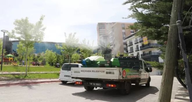 Ankara Keçiören’de ilaçlama çalışmaları hızlandı