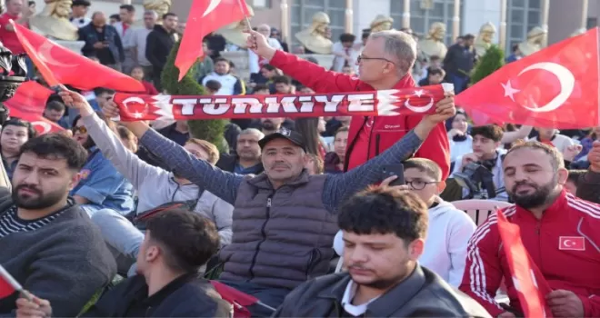 Ankara Keçiören’de milli heyecan