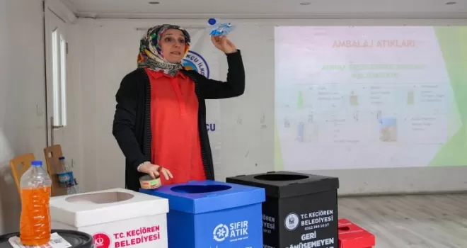 Ankara Keçiören’de ’sıfır atık’ bilinci