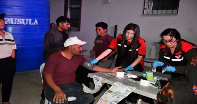 Ankara Polatlı’da tarım işçilerine sağlık ve kültür desteği