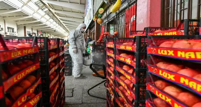 Ankara Toptancı Hali’nde hijyen öncelik
