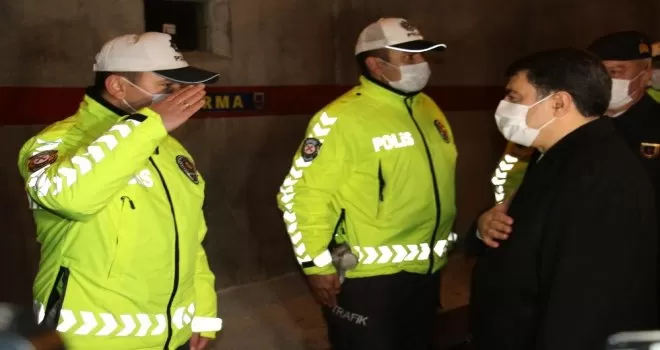 Ankara Valisi Vasip Şahin yılbaşı öncesi denetlemede bulundu
