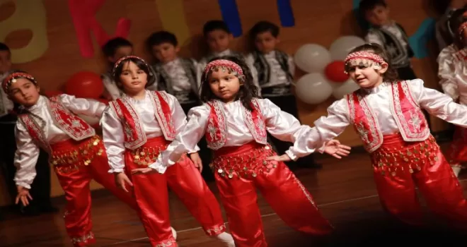Ankaralı minikler 23 Nisan’ı coşkuyla kutladı