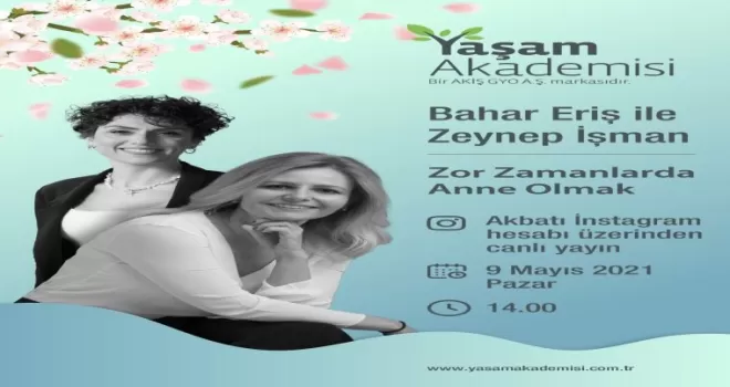 Anneler Günü’ne özel online söyleşi
