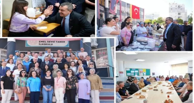 Antalya’da Bakan Tekin’den okul ziyareti