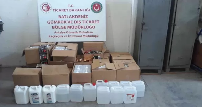 Antalya’da sahte içki operasyonları
