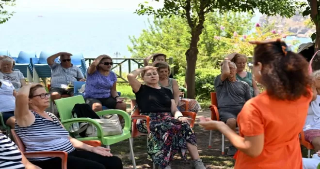 Antalya Falez Yaşlı Evi’nde rahatlatan etkinlik