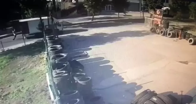 Arnavutköy’de faciadan dönülen olay kamerada
