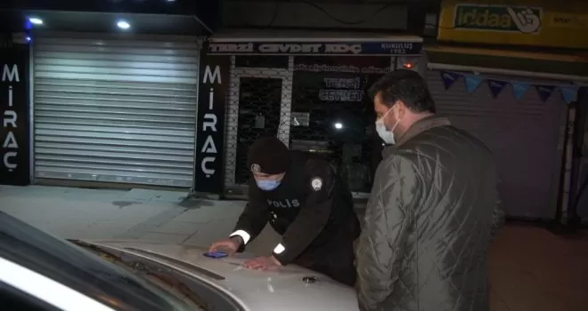 Arnavutköy’de kısıtlamaya uymayan vatandaşlara ceza yağdı
