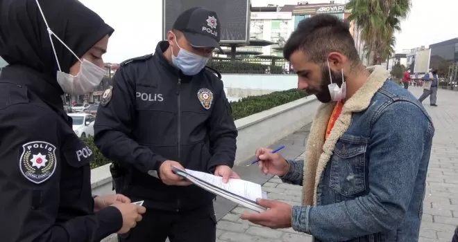 Arnavutköy’de maske denetimi
