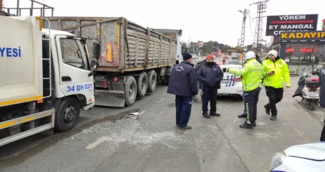 Arnavutköy’de trafik kazası: 1 yaralı
