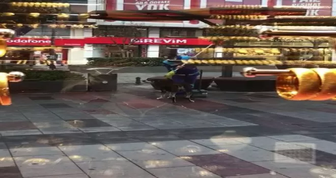 Arnavutköy’de yürek ısıtan görüntü
