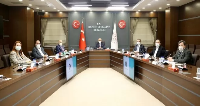 Arslan’dan Hazine ve Maliye Bakanı Elvan’a ziyaret
