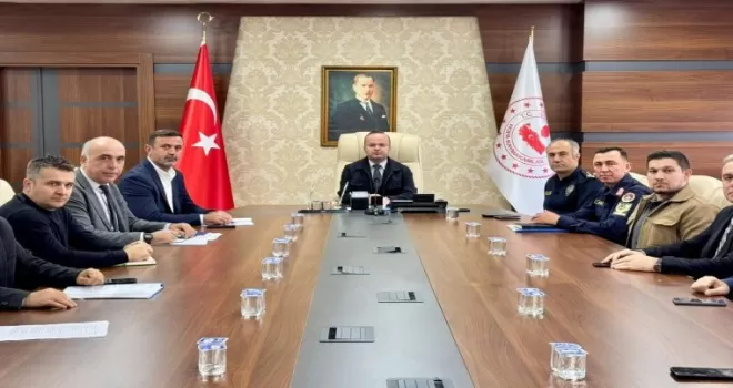 Artvin Hopa’da “Kış Tedbirleri Koordinasyon Toplantısı” yapıldı