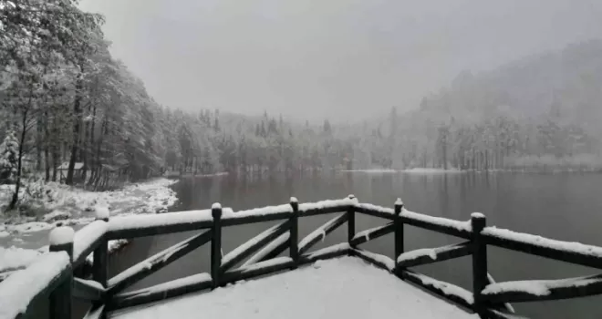 Artvin’in Karagölleri beyaza büründü
