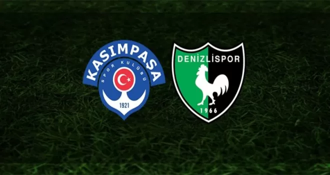 Süper Lig: Kasımpaşa: 1 - Denizlispor: 0 (İlk yarı)