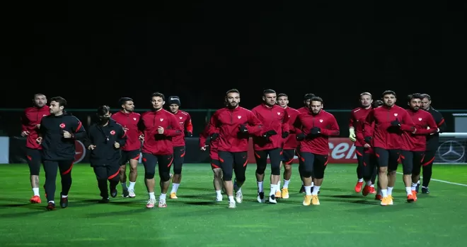 A Milli Takım, Rusya maçının hazırlıklarına başladı
