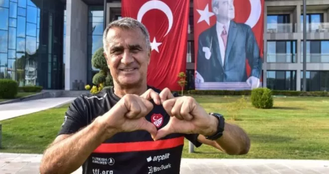 Şenol Güneş'ten Sörloth'a gönderme! 