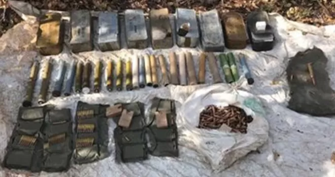 Pençe-Kaplan Operasyonu’nda silah ve mühimmat ele geçirildi