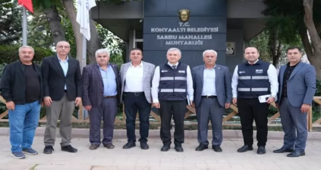 ASAT’tan Konyaaltı’ndaki çalışmalara inceleme