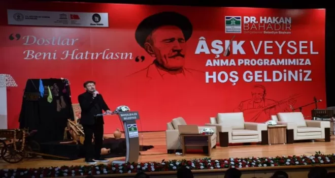 Aşık Veysel, vefatının 49. yılında Bahçelievler’de anıldı
