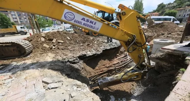 ASKİ alt yapı çalışmalarını sürdürüyor
