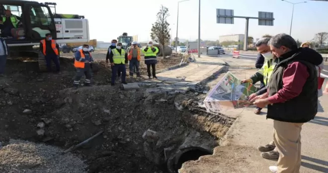 ASKİ İstanbul yolundaki göllenme sorununu çözüyor
