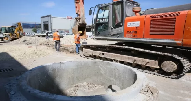 ASKİ, OSTİM’in eskiyen kanalizasyon sistemini yeniliyor
