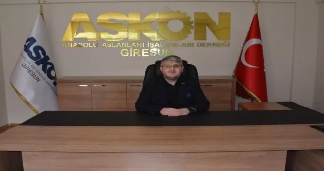 ASKON Giresun Şube Başkanı Yener Türk’ten işveren ve işçi açıklaması
