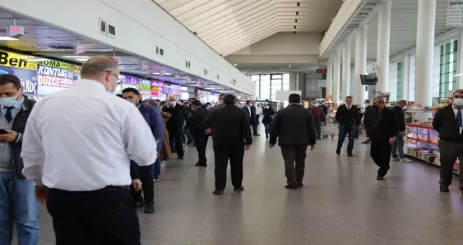 AŞTİ’de otobüs Gaziantep’e yalnızca 3 yolcu ile yola çıktı
