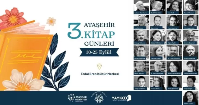 Ataşehir 3. Kitap Günleri başlıyor
