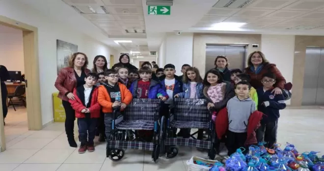Ataşehirli çocuklardan depremzede kardeşlerine anlamlı destek
