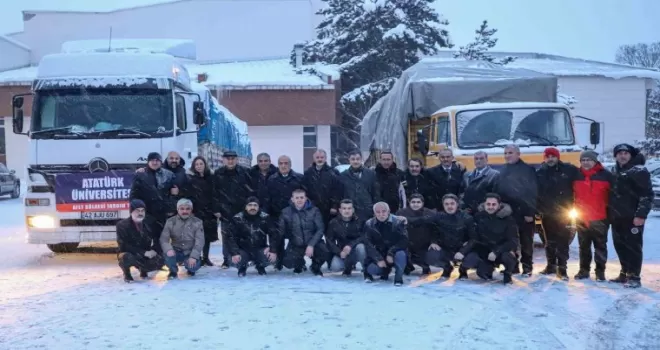 Atatürk Üniversitesinden yardım seferberliği
