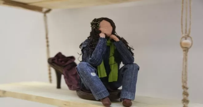 Atıklar sanat eseri oldu

