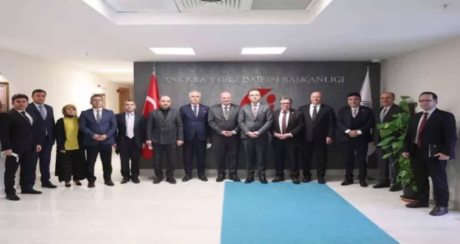 ATO’dan, Ankara Vergi Dairesi Başkanlığına ziyaret
