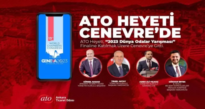 ATO Heyeti “ATONET” için Cenevre’de
