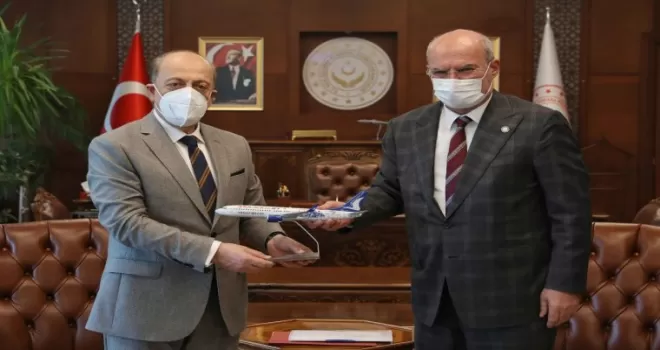 ATO Heyeti’nden Çalışma ve Sosyal Güvenlik Bakanı Vedat Bilgin’e ziyaret
