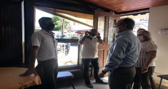 Avcılar’da korona virüs denetimi
