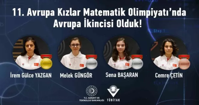 Avrupa Kızlar Matematik Olimpiyatı’nda tarihi başarı
