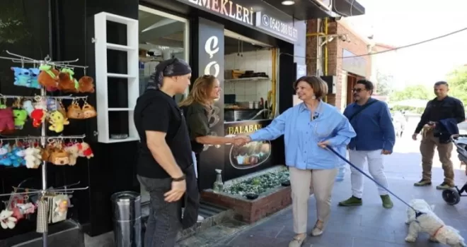 Ayşe Ünlüce’den Odunpazarı esnafına ziyaret