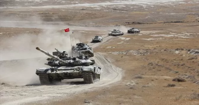 Azerbaycan ile Türkiye arasında  tatbikat provası yapıldı