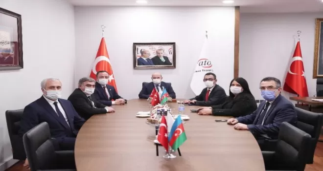 Azerbaycan Yükseliş Partisi’nden ATO’ya ziyaret
