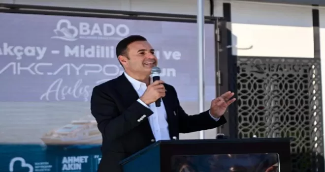 BADO’nun Akçay-Midilli Hattı açıldı