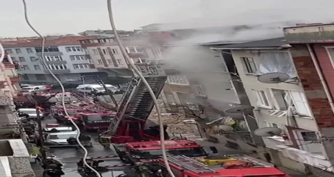 Bağcılar’da  korkutan yangın: 1 ölü
